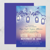 Rustieke Tuinverlichting - Lantaarns Uitnodiging b (Voorkant / Achterkant)