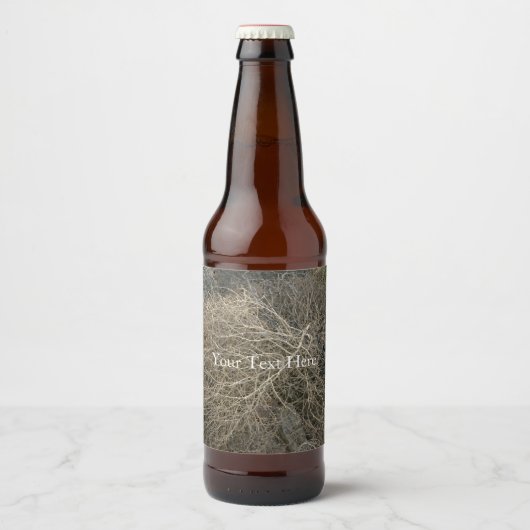 Rustieke Tumbleweeds Custom Bier Etiket (Voorkant)