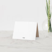 Rustieke Uilen Bedankt Note Kaart (Achterkant)