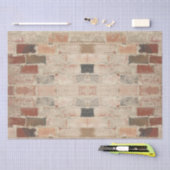 Rustieke unieke oude baksteen natuurlijke textuur tissuepapier (Craft)