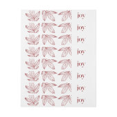 Rustieke vakantie print met Red Joy typografie (Vel)