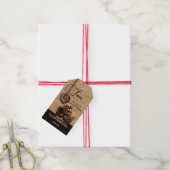 Rustieke Valentijnsdag Chocolade Muffin Gift Label Cadeaulabel (Met Touw)