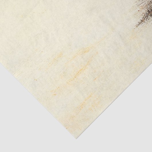 Rustieke Verlaten Kerk Schilderij Decoupage Tissuepapier (Detail)