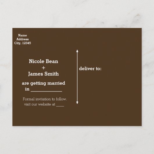 Rustieke verlichte metselpot & Madeliefjes Save th Aankondigingskaart (Achterkant)