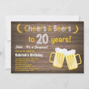 Rustieke verrassing Cheers en biertjes 20ste verja Kaart