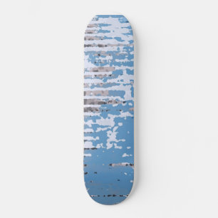 Rustieke Verweerde/ Bruine Blauwe Ontwerp Skateboard