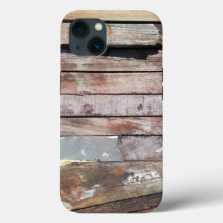 Rustieke Verweerde Zeilboot Houten Planken Nautilu iPhone 13 Hoesje