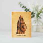 rustieke viking briefkaart (Staand voorkant)