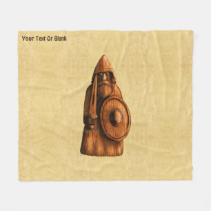 rustieke viking fleece deken