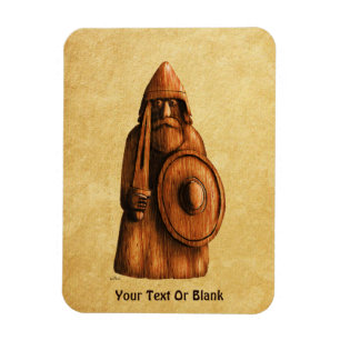 rustieke viking magneet