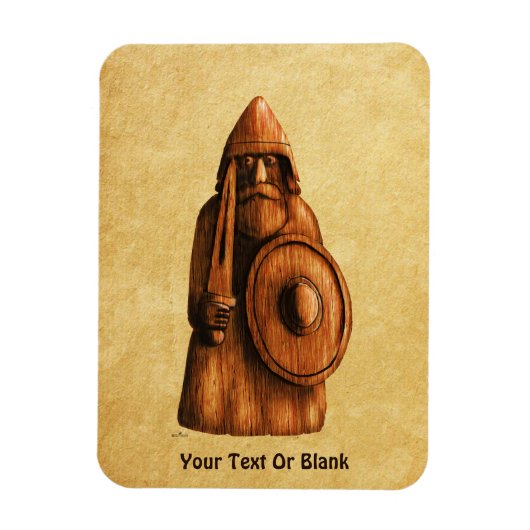 rustieke viking magneet (Verticaal)