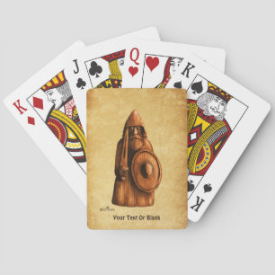 Rustieke Viking Pokerkaarten