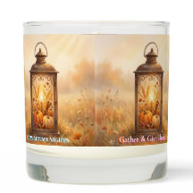 Rustieke Vintage Gouden Oogst Lantaarn Herfst Kuns