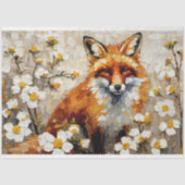 Rustieke Vintage Vos Decoupage Tissuepapier (Voorkant)