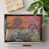 rustieke vogel bloemenquilt decoupage tissuepapier (Geschenk)