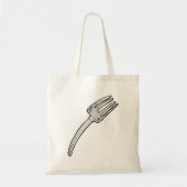 Rustieke vork retro bestek tote bag (Voorkant)