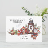 Rustieke Vrede Liefde Vreugde Kerst Foto Persoonli (Staand voorkant)