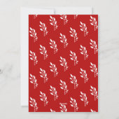 Rustieke vreugdevolle wensen Fotocollage Feestdagenkaart (Achterkant)