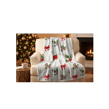 Rustieke vrolijke en heldere waterverf hulst Kerst
