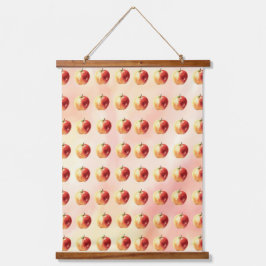 Rustieke Waterverf Appelpatroon Wandtapijt met Hangend Wandkleed
