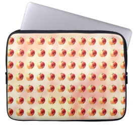 Rustieke Waterverf Apple Pattern Laptop Mouw Laptop Sleeve