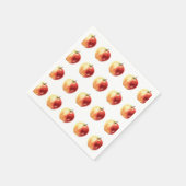 Rustieke Waterverf Apple Pattern Napkins Servet (Hoek)