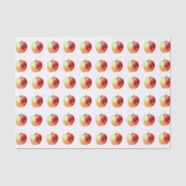 Rustieke Waterverf Apple Pattern Tissue Paper Tissuepapier