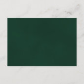 Rustieke Waterverf Bergen & dennenbruiloft Website Informatiekaartje (Achterkant)