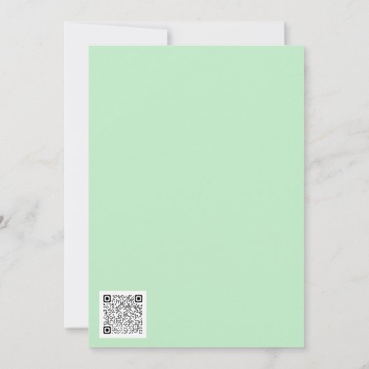 Rustieke Waterverf Cross Peace Bible Verse Kaart (Achterkant)