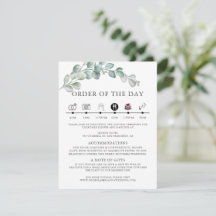 Rustieke Waterverf Eucalyptus Groene Huwelijk