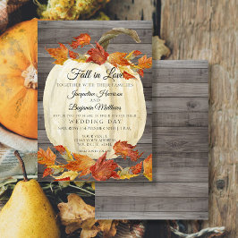 Rustieke waterverf herfstbladeren pompoen donker h kaart