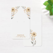 Rustieke Waterverf Wildflower Oorbel Display Kaart (Bureau)