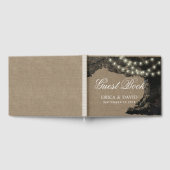 Rustieke Wedding String Lights  Tree Gastenboek (Volledig)