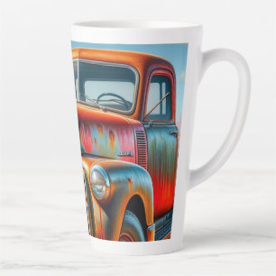 Rustieke wegen: truck latte mok