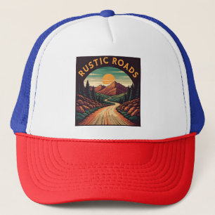 Rustieke wegen trucker pet