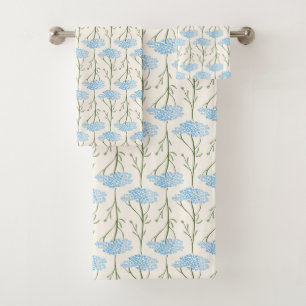 Rustieke Weide Duizendblad Wilde Bloem Botanisch H Bad Handdoek