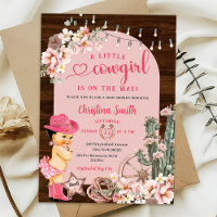 Rustieke western roze laarzen cowgirl baby shower