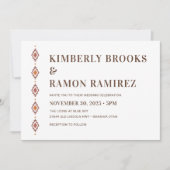 Rustieke Westerne bruiloft uitnodiging (Voorkant)