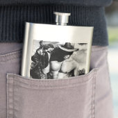 Rustieke Westerne Cowboy Cool Original Art Classic Flacon (Voorbeeld)