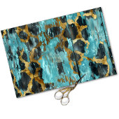 Rustieke Westerne Cowgirl Chic Animal Pattern Tissuepapier