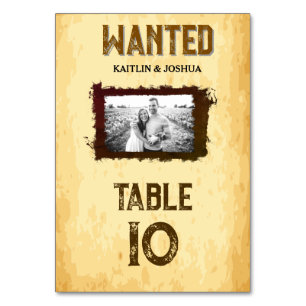 Rustieke Westerne Huwelijk 💍Aangepaste Fototafel Kaart
