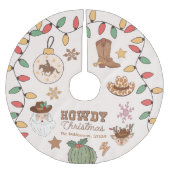 Rustieke Westerne kerst Kerstboom Rok (Voorkant)