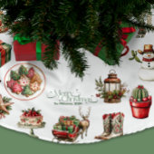 Rustieke Westerne kerst Kerstboom Rok