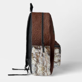 Rustieke Westerne lederen en kant rugzak tas (Links)