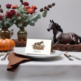 Rustieke Westerne Plezier Paard Thanksgiving