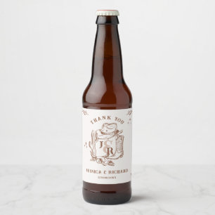 Rustieke Westerne Ranch Boerderij Barn Cowboy Dank Bier Etiket