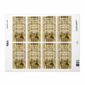 Rustieke westerne wilde west cowboywijn etiket (Full Sheet)