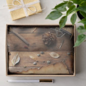 Rustieke Westerne wilde westen oude letter pen ste Tissuepapier (Geschenk)