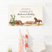 Rustieke Westerse Bruiloft Welkomstbanner Spandoek (Insitu)