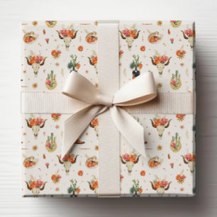 Rustieke Westerse Cowboy Cadeaupapier